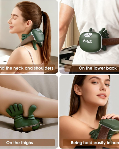 <MASAJEADOR DE CUELLO CON CALLOR